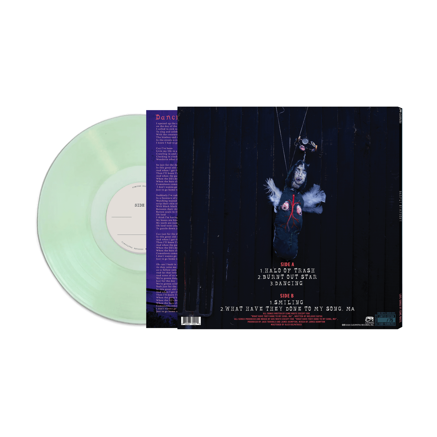 Esme White - Barfly Symphony (Coke Bottle Green Vinyl - White Label) - Cleopatra Records