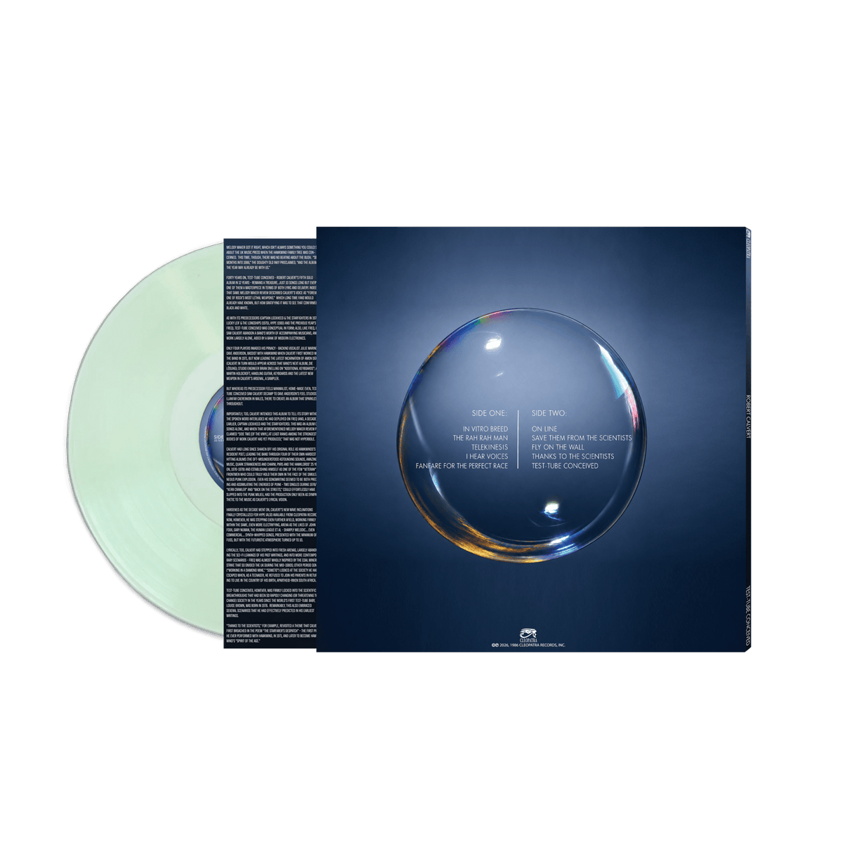 Robert Calvert - Test-Tube Conceived (Coke Bottle Green Vinyl LP)