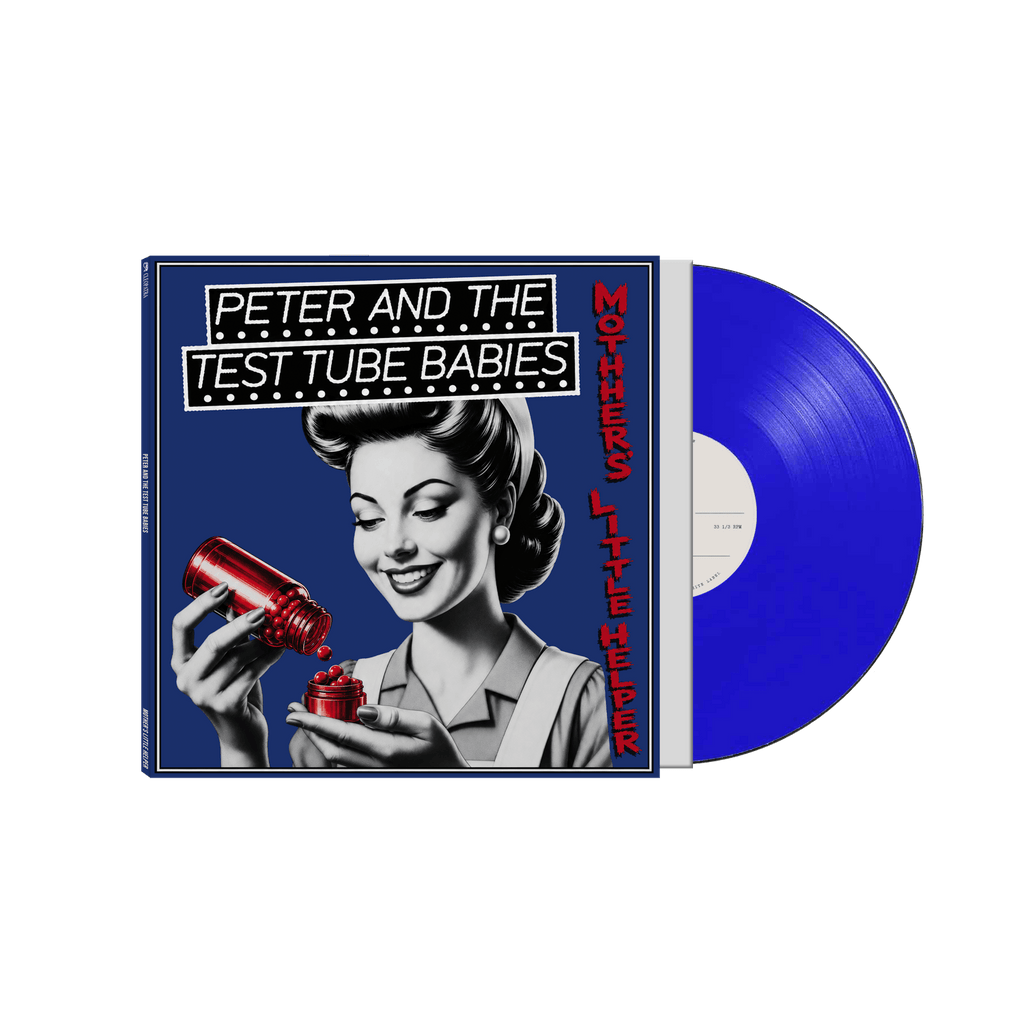 PETER AND THE TEST TUBE BABIES レコード　盤美品 Peter & The Test Tube Babies - Mother's Little Helper (Blue Vinyl