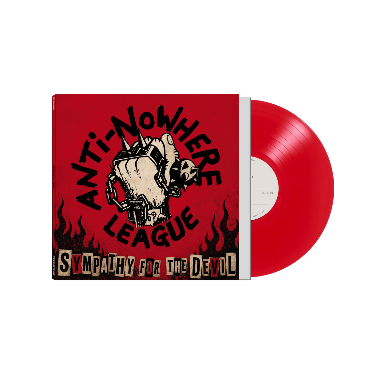 Anti-Nowhere League - Sympathy For The Devil (Red Etched Vinyl - White Label)