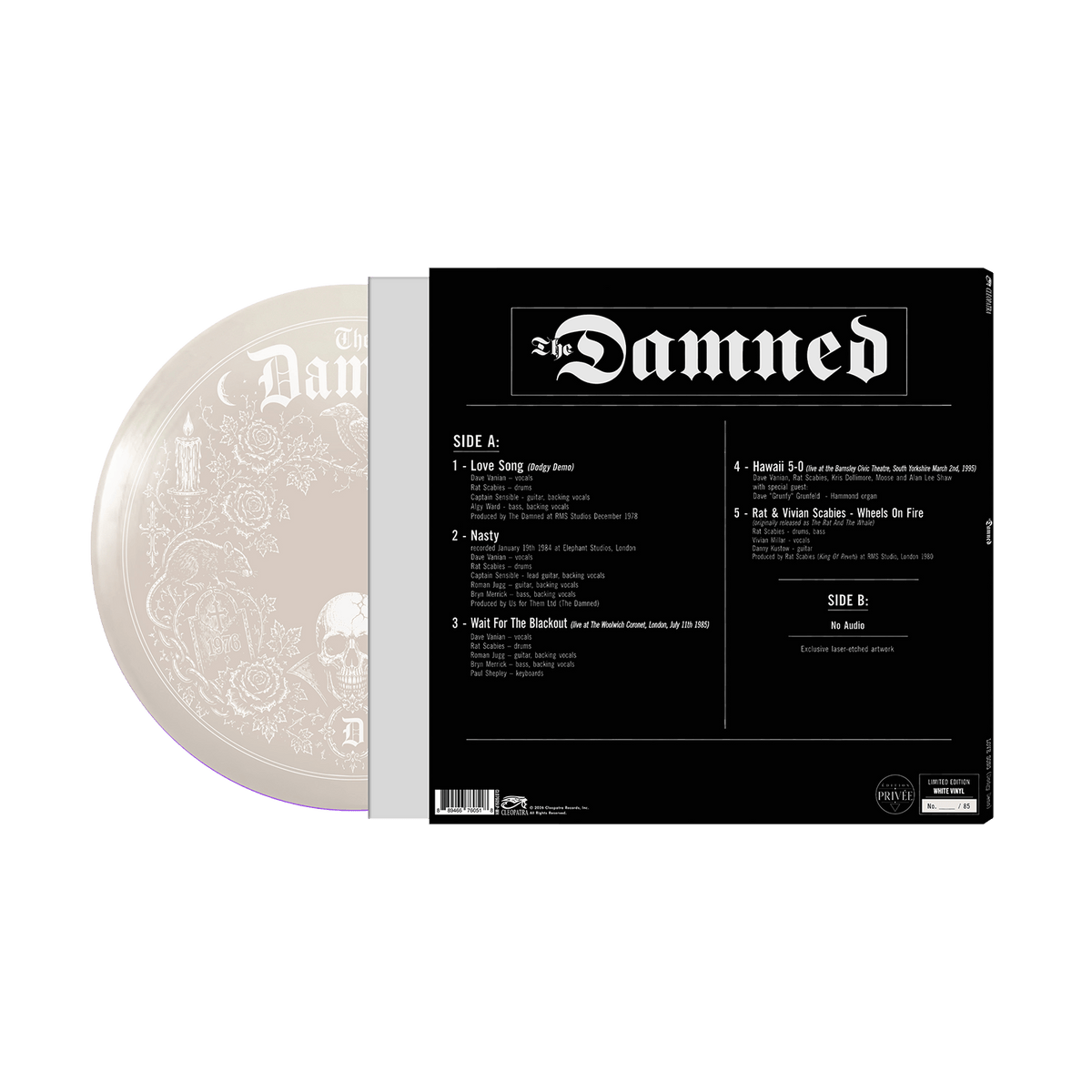 The Damned - Love Song (Colored Etched 12 The Damned - Love Song (Colored Etched 12