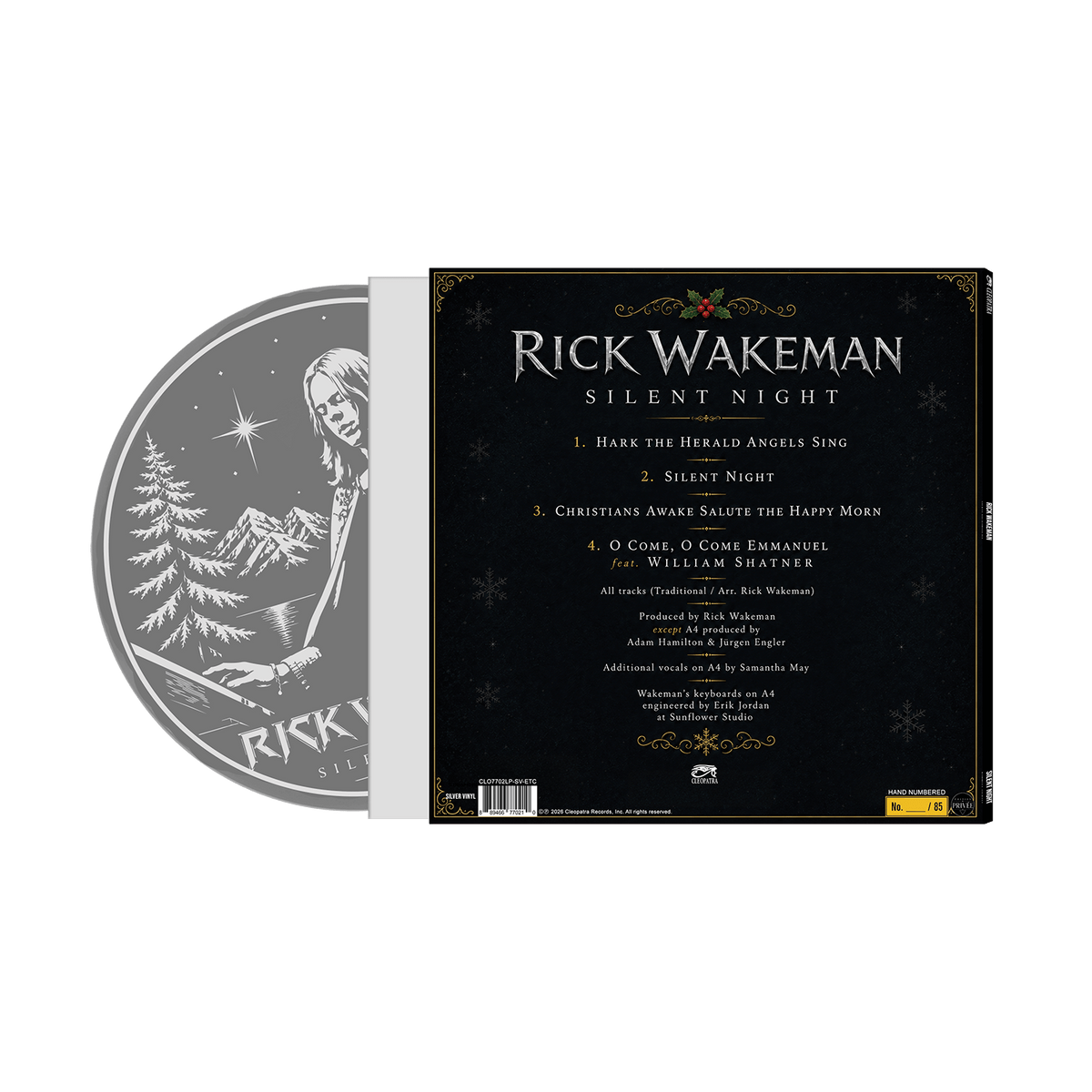 Rick Wakeman - Silent Night (Silver Etched Vinyl - White Label)