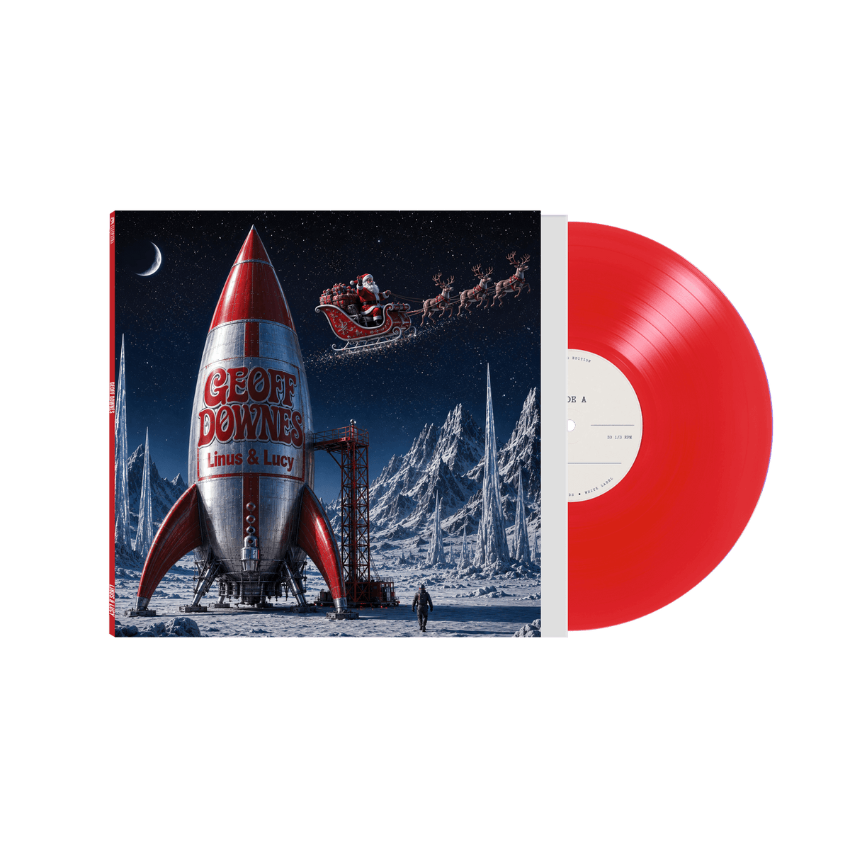 Geoff Downes - Linus & Lucy (Red Etched Vinyl - White Label)