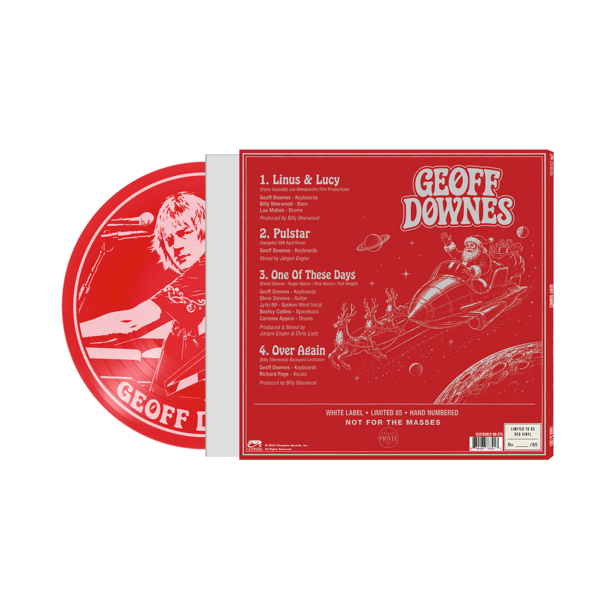 Geoff Downes - Linus & Lucy (Red Etched Vinyl - White Label)