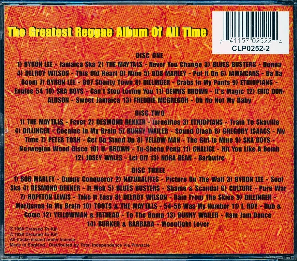 Greatest Reggae Album Of All Time (3 CD)
