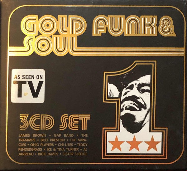 Gold Funk & Soul (3 CD) Out of Print Gap Band James Brown Trammps