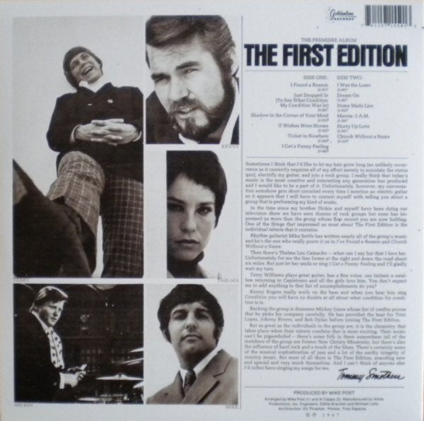 Kenny Rogers & The First Edition - The First Edition (LP)