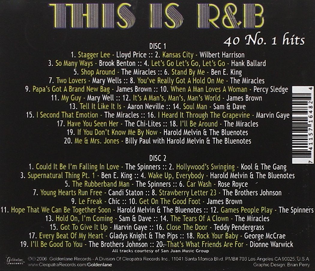 Cd R And B This Is R&B (2 CD)