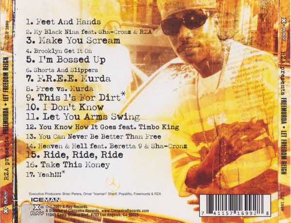 Freedom Raaaaaa Freemurda - RZA Presents Freemurda - Let Freedom Reign (CD)