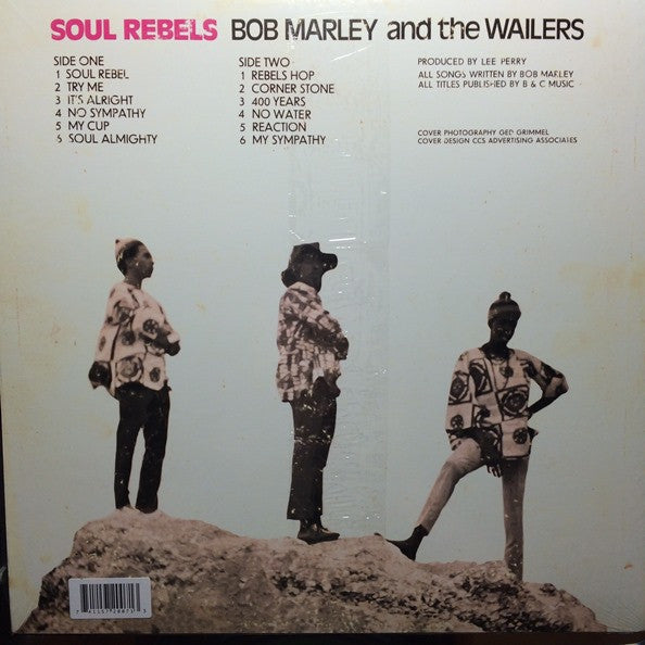 Bob Marley & The Wailers - Soul Rebels (Yellow LP)