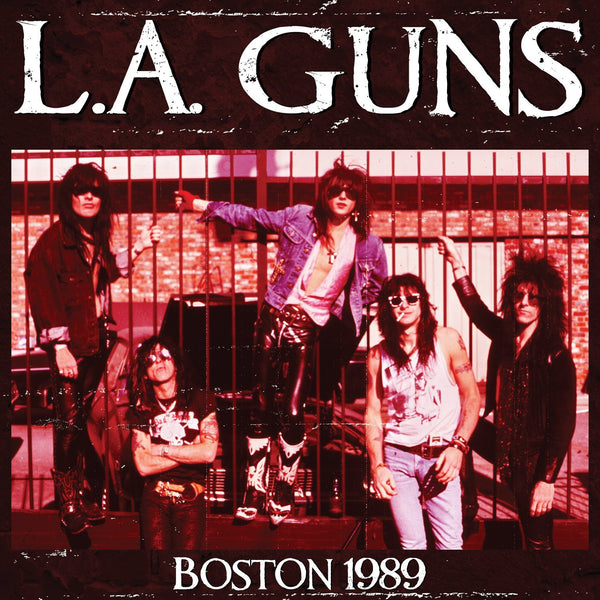 L.A Guns - Live in Boston 1989 (Red LP) - Cleopatra Records
