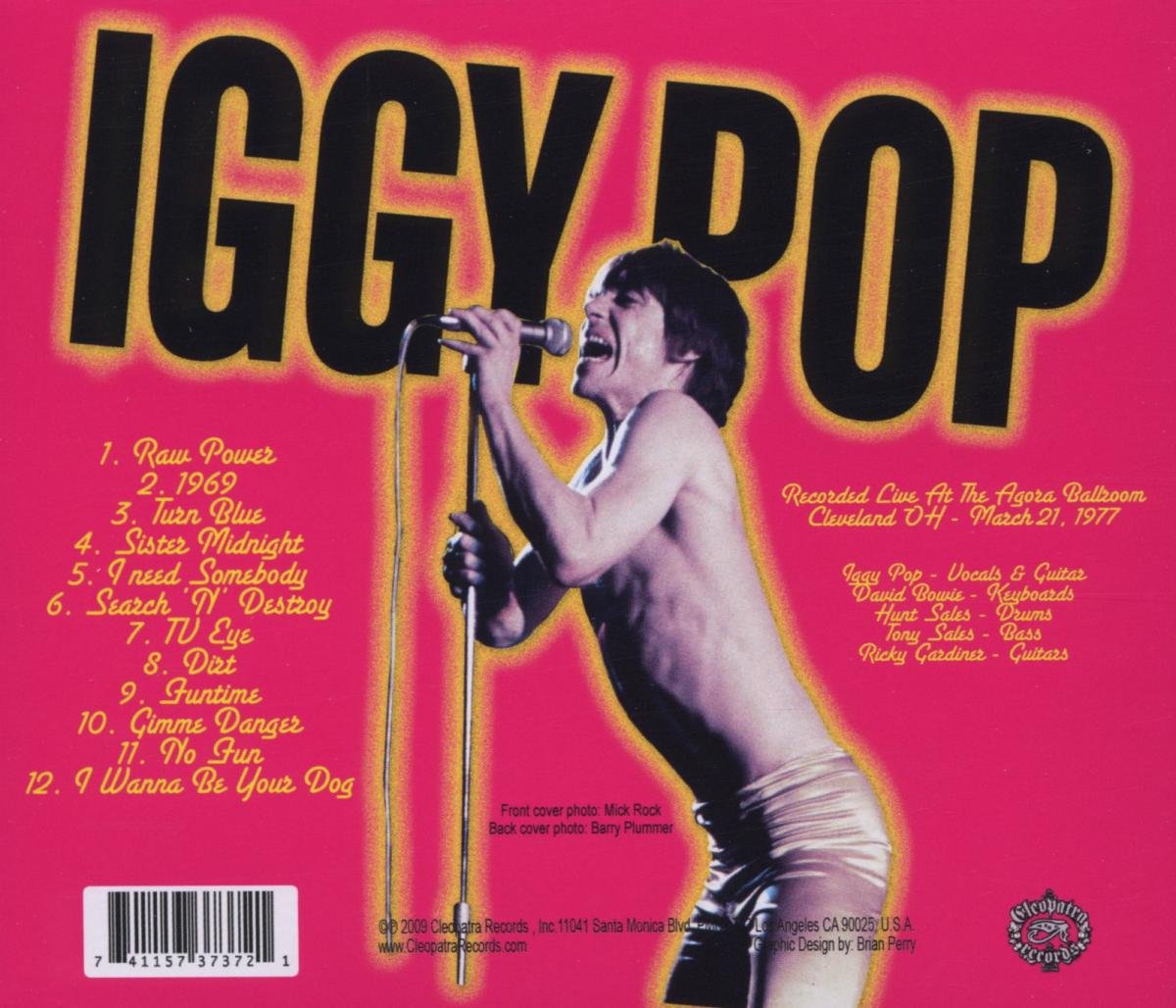 Iggy Pop - Iggy & Ziggy - Cleveland ‘77 (CD)