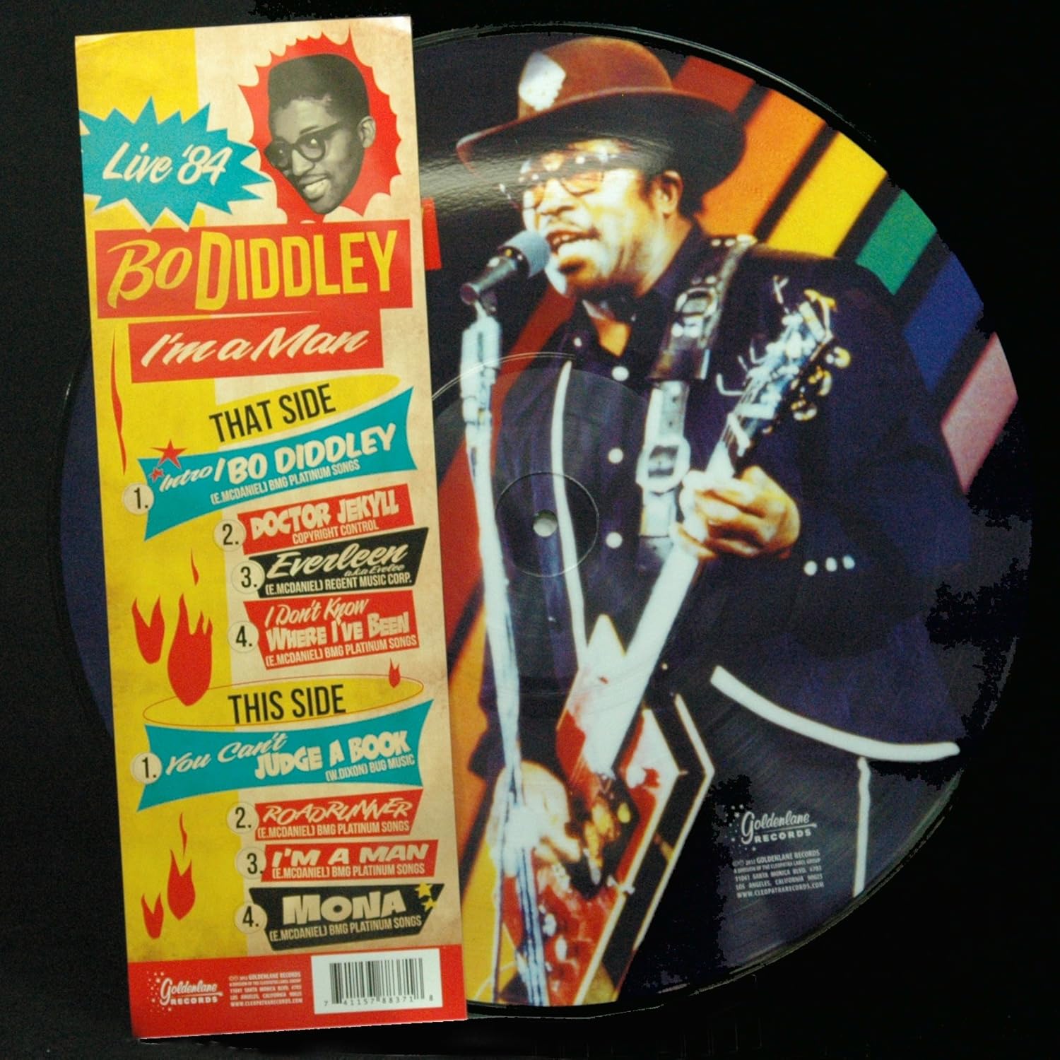 Bo Diddley - I'm A Man - Live '84 (Limited Edition Picture Disc Vinyl)