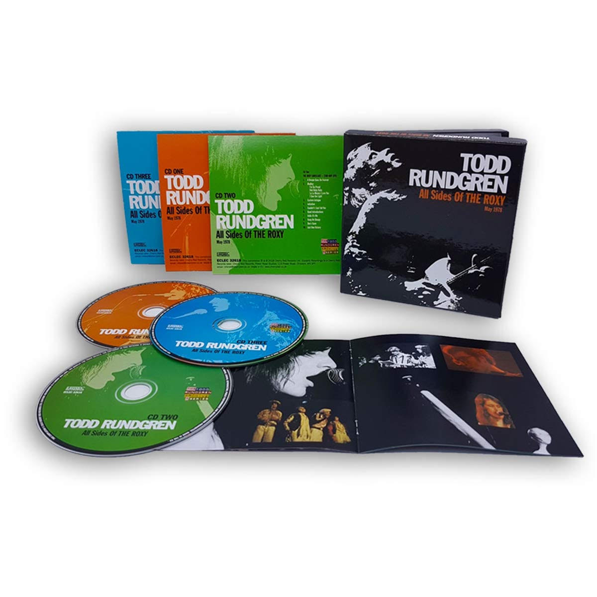 Todd Rundgren Cd Collection Todd Rundgren – All Sides Of The Roxy – Mai 1978 (3-CD-Box-Set – Impor
