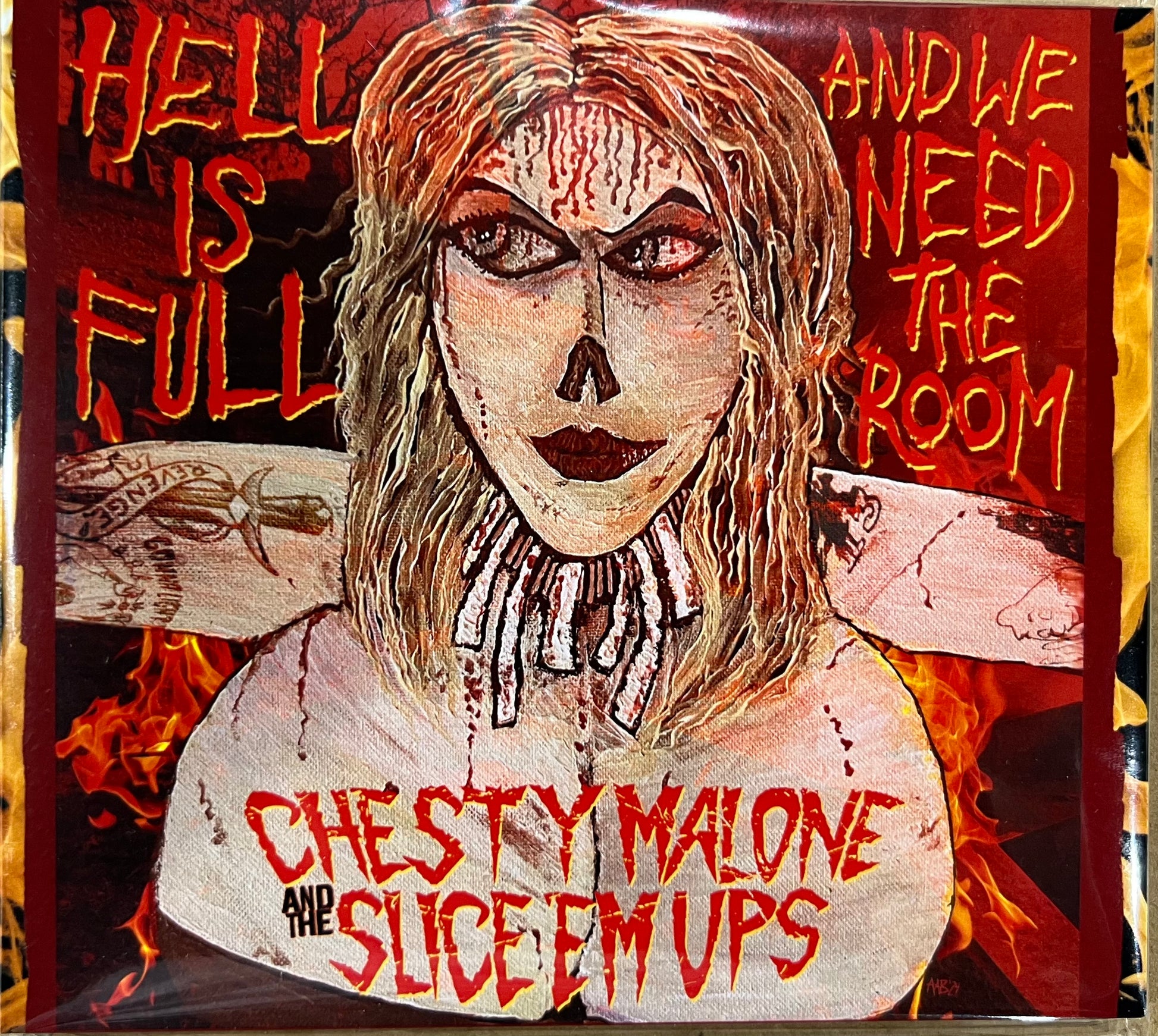 Chesty Malone and the Slice 'Em Ups - Hell is Full and We Need the Room (CD) - Cleopatra Records