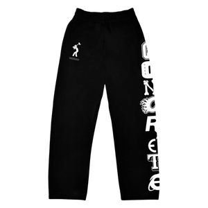 Concrete Sweatpants - Black/White - Cleopatra Records