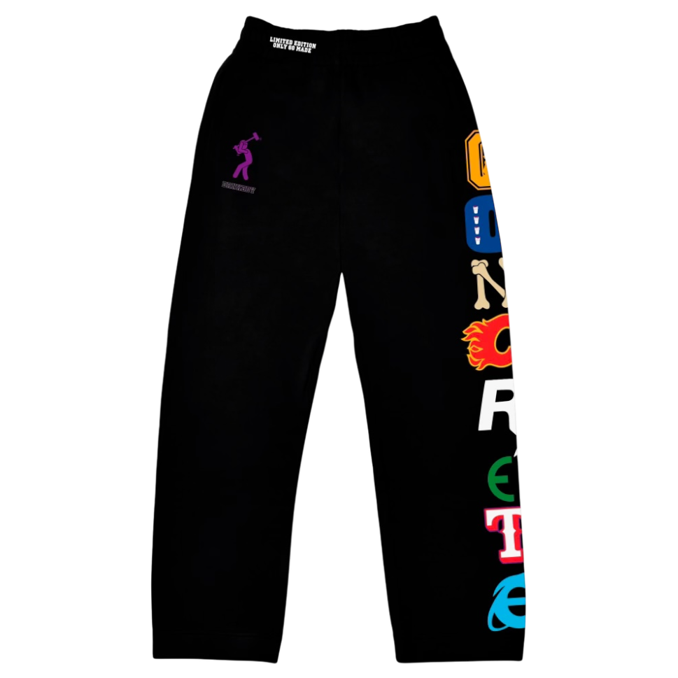 Concrete Sweatpants - Multicolor - Cleopatra Records