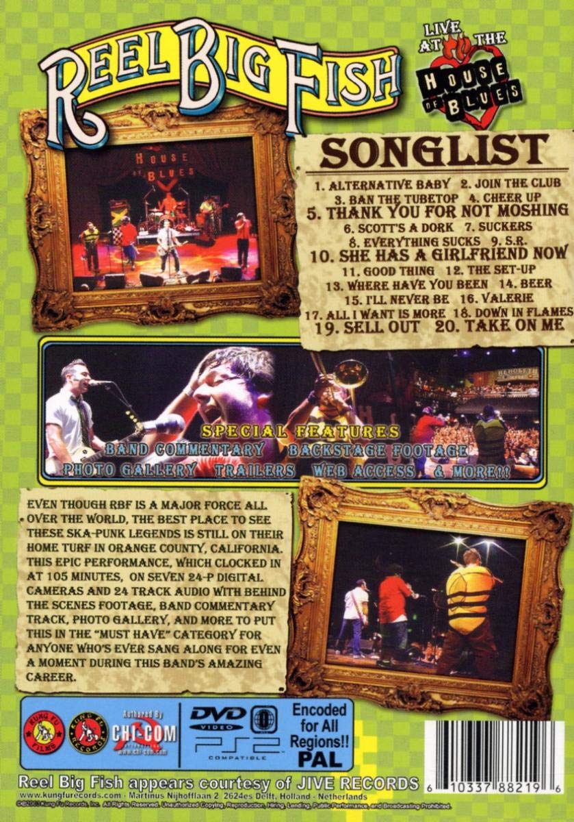 Reel Big Fish - Live At The House Of Blues (DVD) Reel Big Fish - Live At The House Of Blues (DVD)