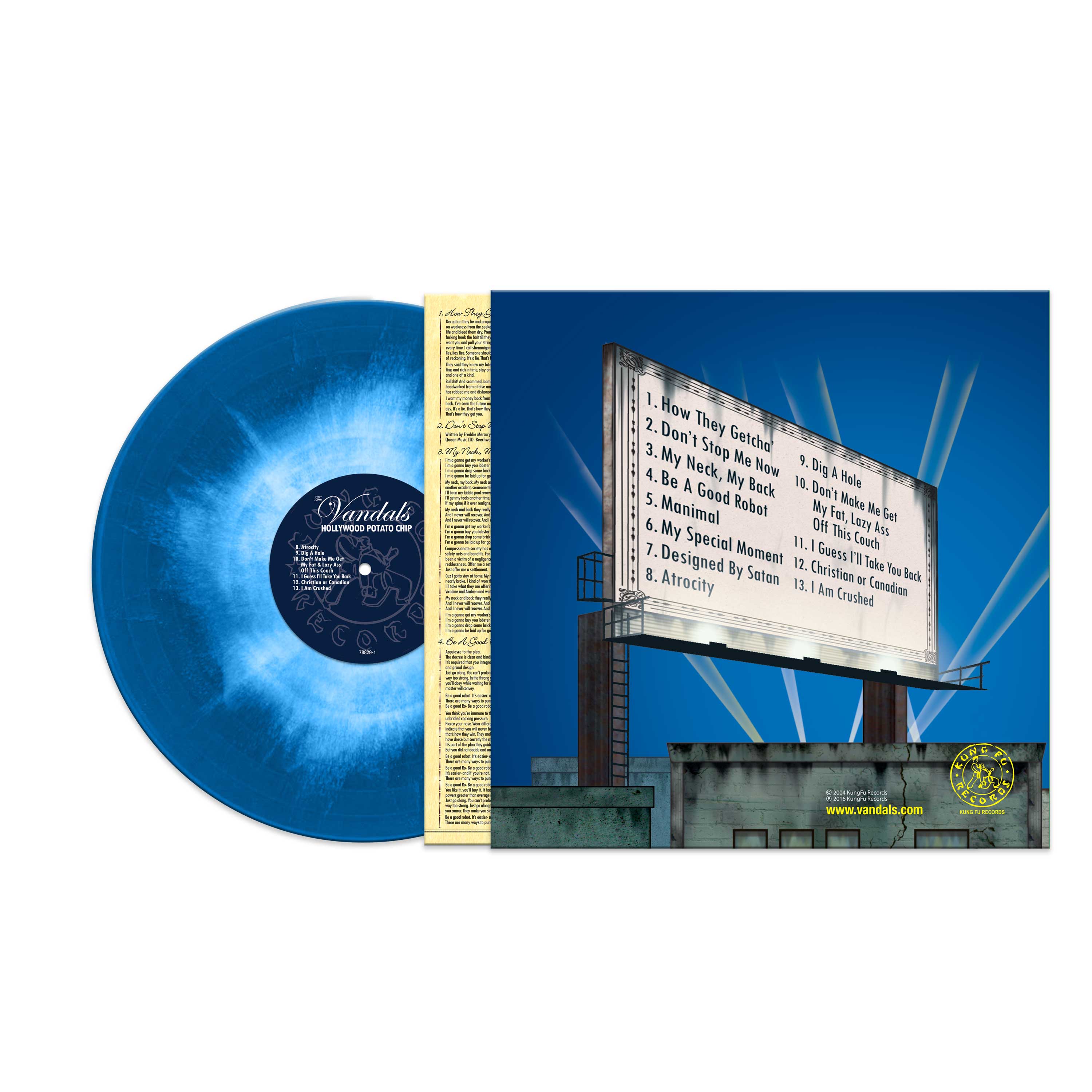 The Vandals - Hollywood Potato Chip (Limited Edition Blue-Haze Vinyl)