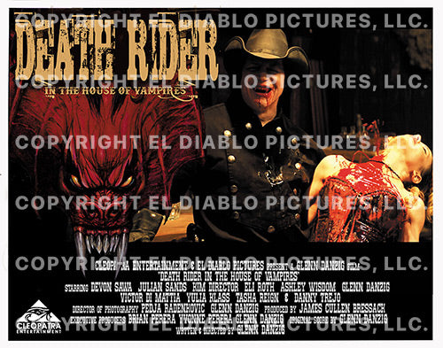 Death Rider - In The House of Vampires - 6x Lobby Cards (11” x 14")