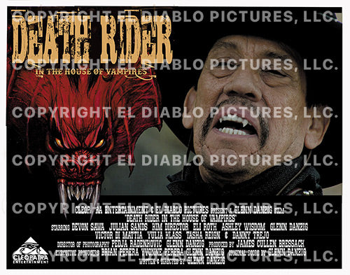 Death Rider - In The House of Vampires - 6x Lobby Cards (11” x 14
