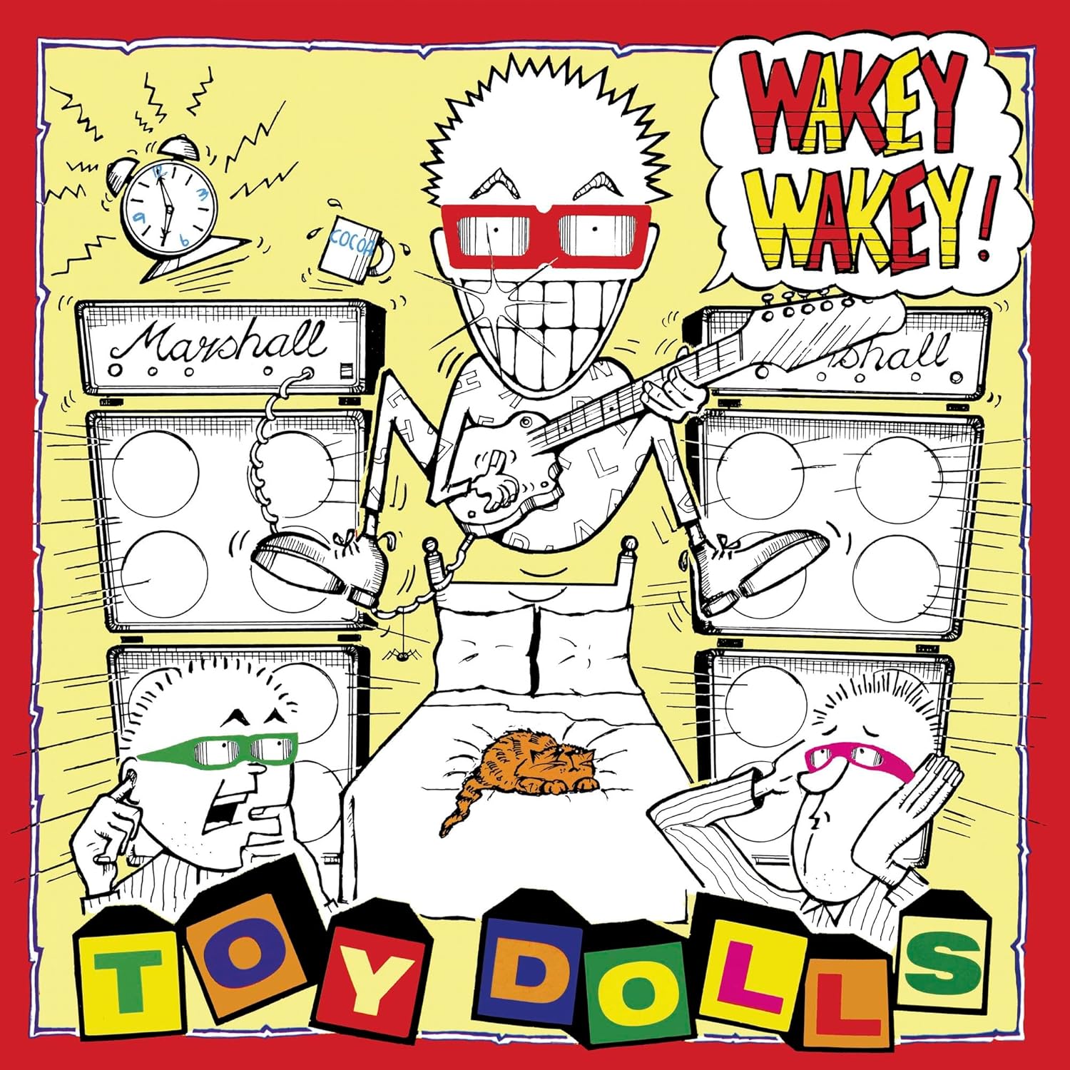 Toy Dolls - Wakey Wakey! (Red LP) - Cleopatra Records