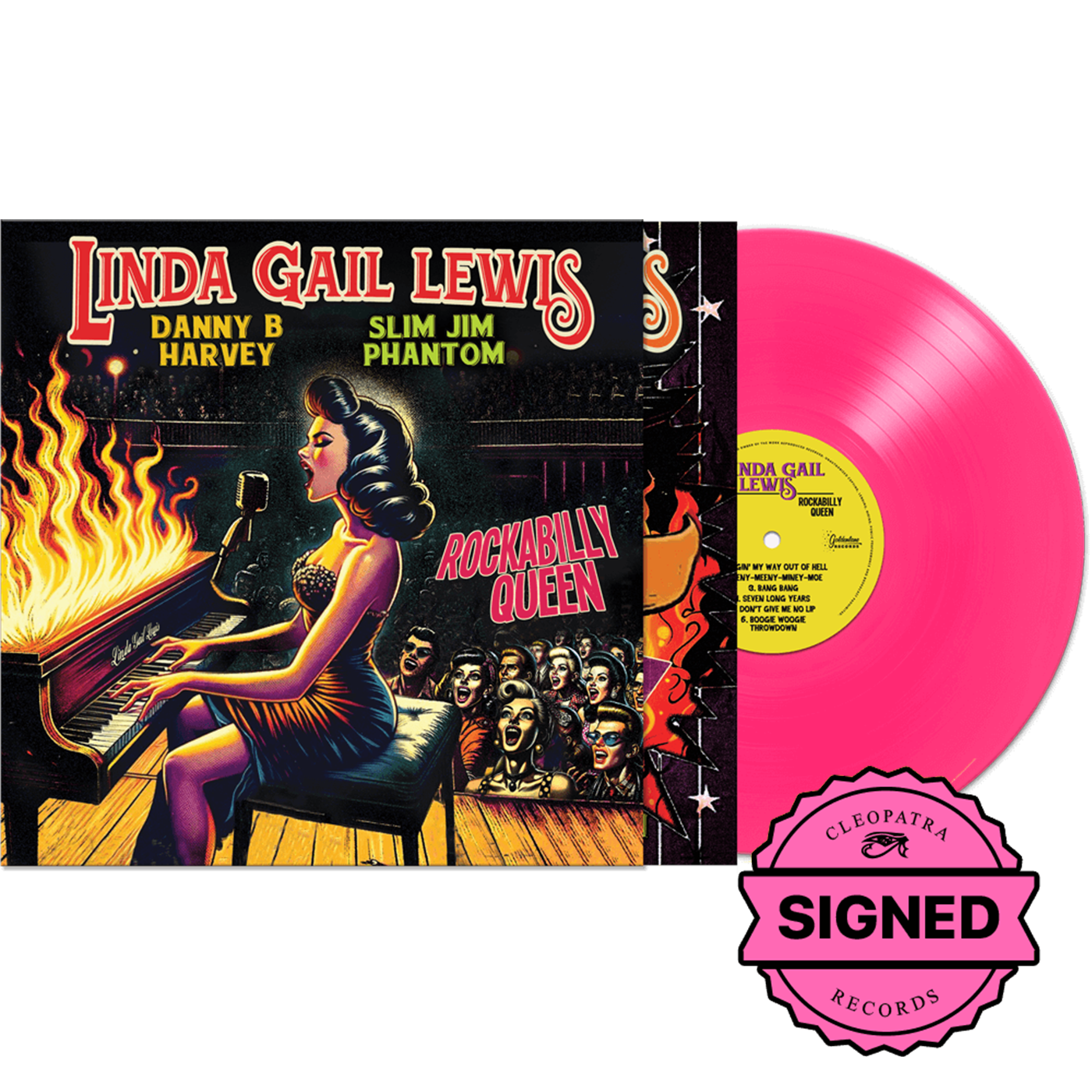 Linda Gail Lewis - Rockabilly Queen (Pink Vinyl) - Cleopatra Records