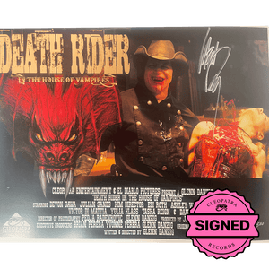 Death Rider - In The House of Vampires - 6x Lobby Cards (11” x 14" - SIGNED)