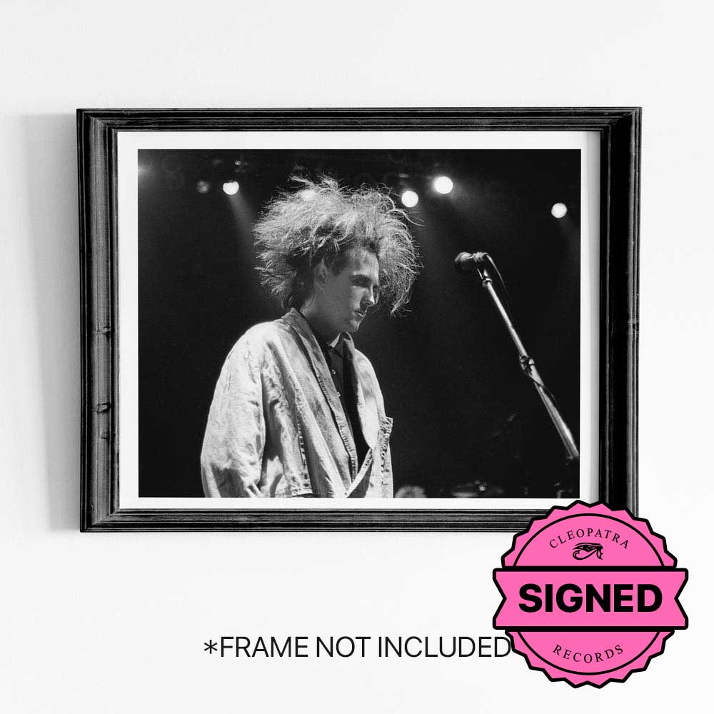 Robert Smith - The Cure (20" x 16" 1986 Photo Signed & Hand Numbered by Barry Plummer)