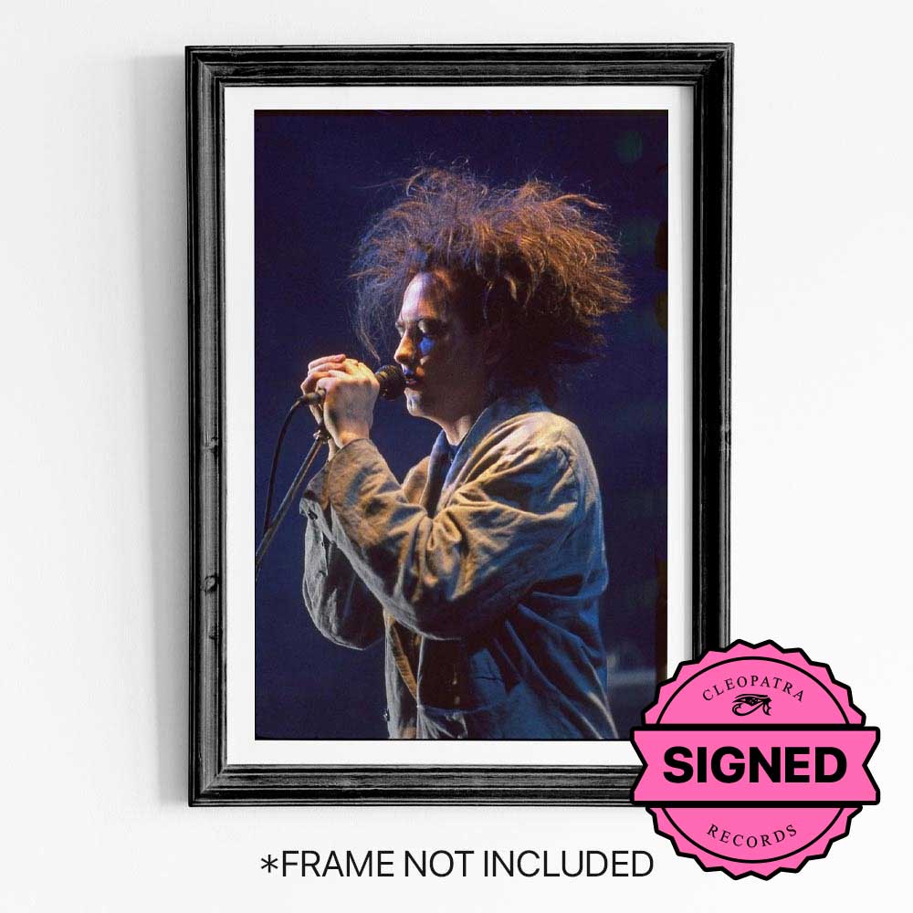 Robert Smith - The Cure (16" x 20" 1986 Photo Signed & Hand Numbered by Barry Plummer)
