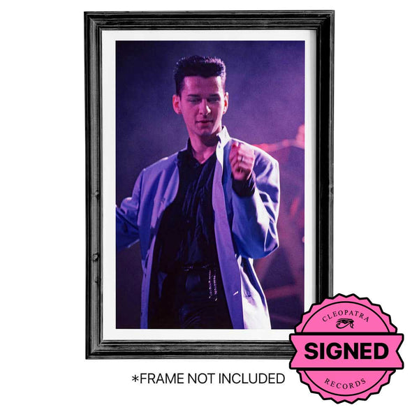 Dave Gahan - Depeche Mode (16" x 20" 1986 Dance Photo Signed & Hand Numbered by Barry Plummer) - Cleopatra Records