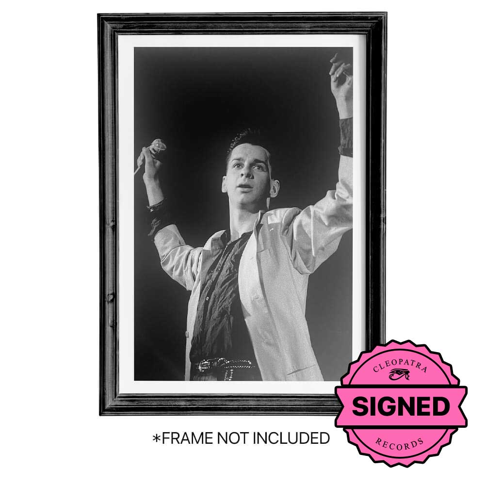 Dave Gahan - Depeche Mode (16" x 20" 1986 B&W Photo Signed & Hand Numbered by Barry Plummer)