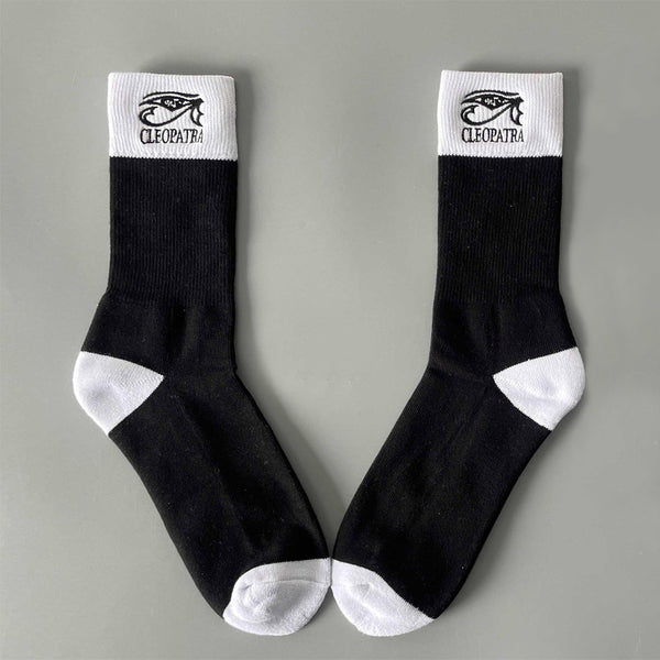 Cleopatra Records (Embroidered Crew Socks) - Cleopatra Records