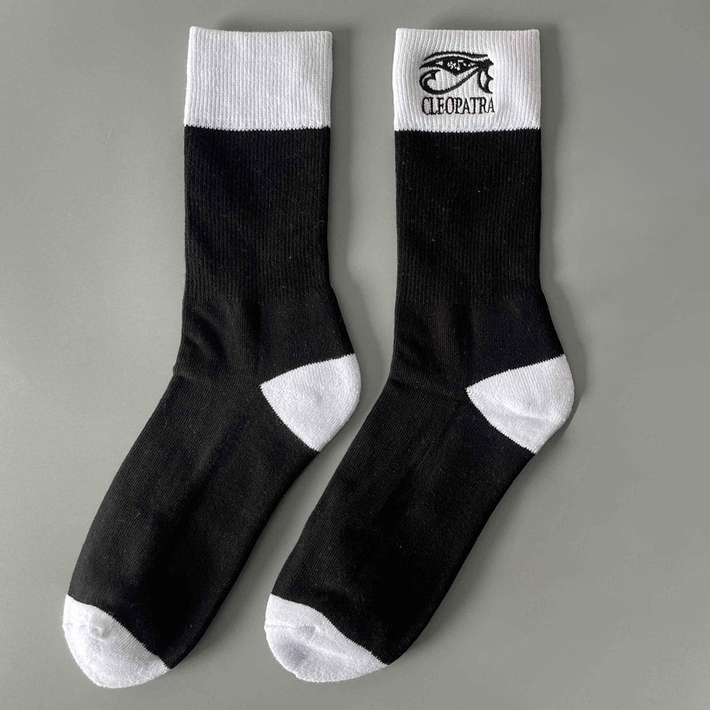 Cleopatra Records (Embroidered Crew Socks)