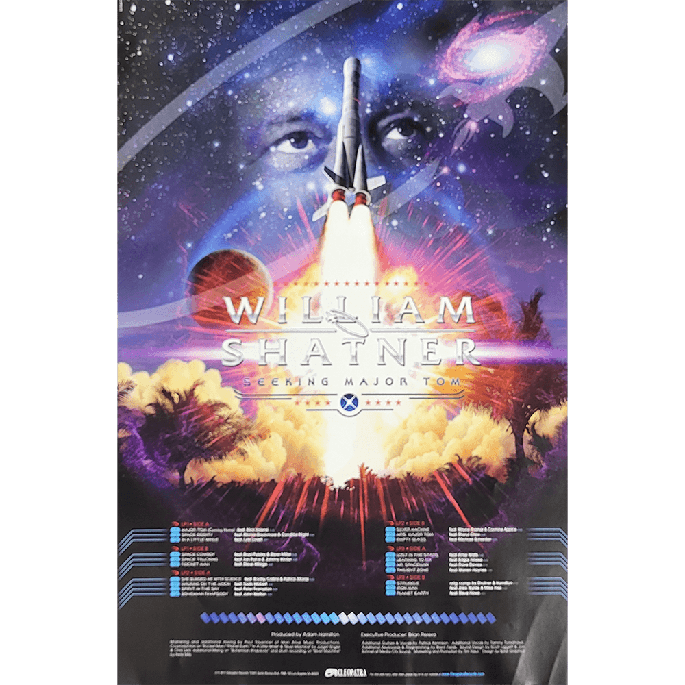 William Shatner - Seeking Major Tom - Poster (22" x 33")