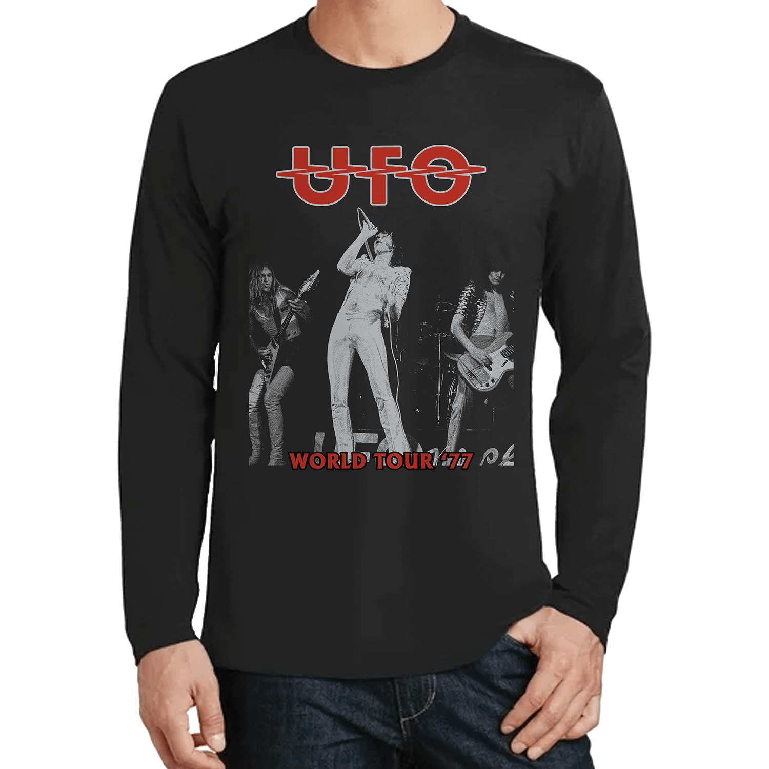 UFO - Lights Out - World Tour '77 (T-Shirt) - Cleopatra Records