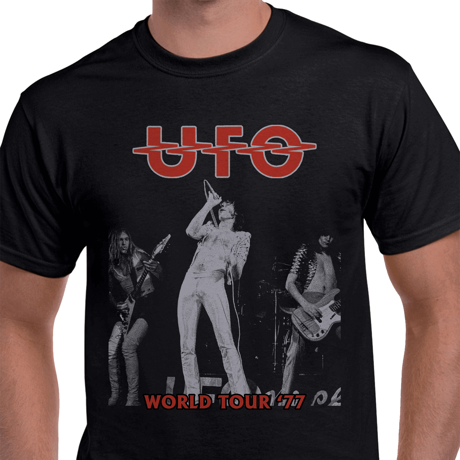 UFO - Lights Out - World Tour '77 (T-Shirt) - Cleopatra Records