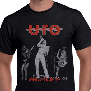 UFO - Lights Out - World Tour '77 (T-Shirt) - Cleopatra Records