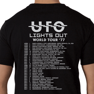 UFO - Lights Out - World Tour '77 (T-Shirt) - Cleopatra Records