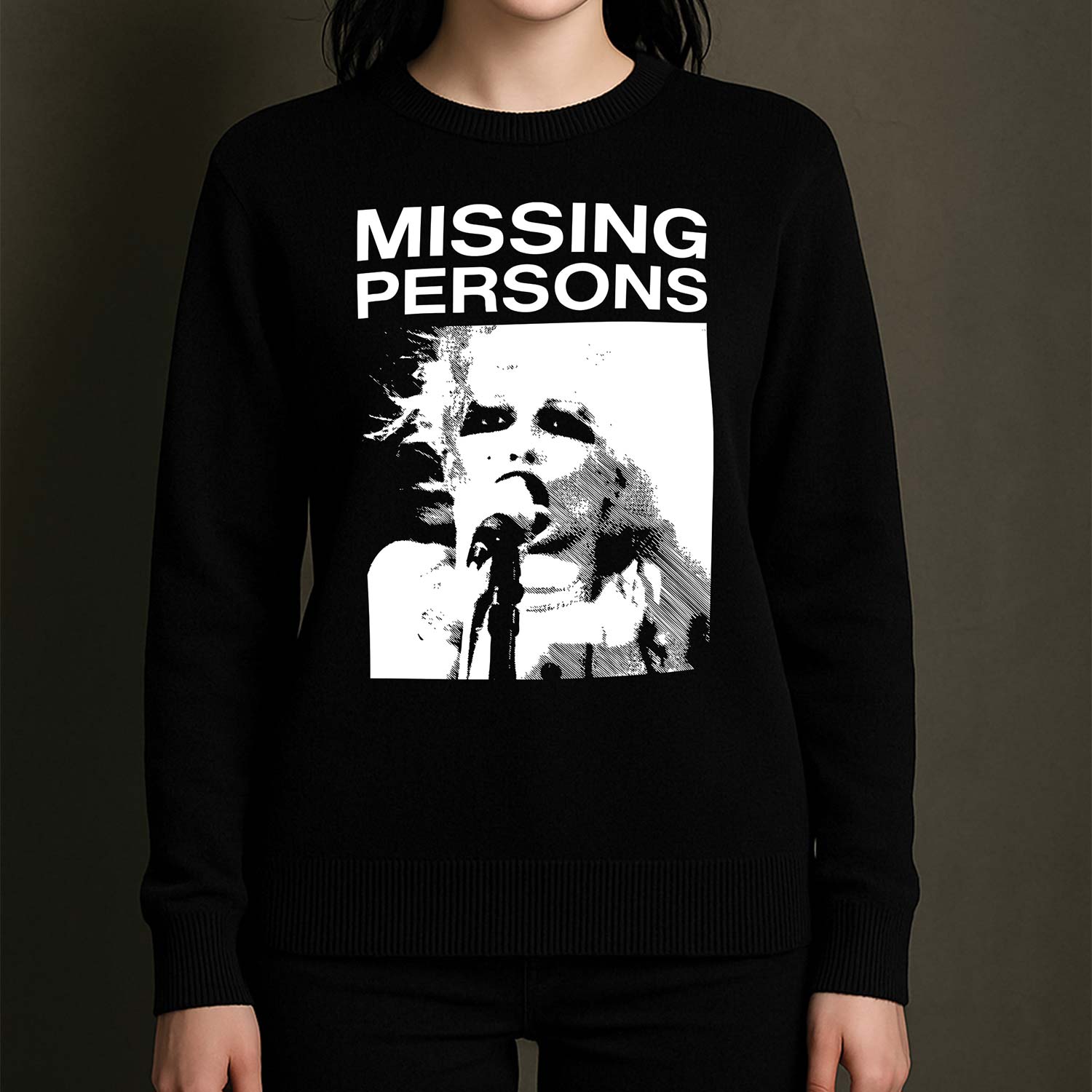 Missing Persons - Destination Unknown (Cashmere Blend Knit Sweater) - Cleopatra Records