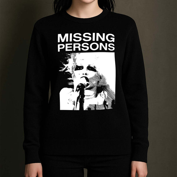 Missing Persons - Destination Unknown (Cashmere Blend Knit Sweater) - Cleopatra Records