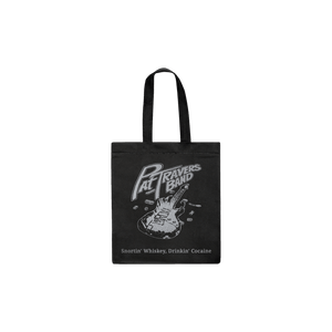 Pat Travers: Snortin' Whiskey, Drinkin' Cocaine (Tote Bag) - Cleopatra Records