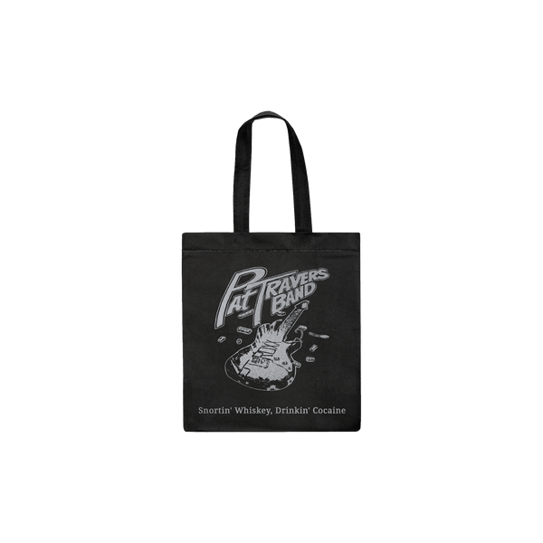 Pat Travers: Snortin' Whiskey, Drinkin' Cocaine (Tote Bag) - Cleopatra Records