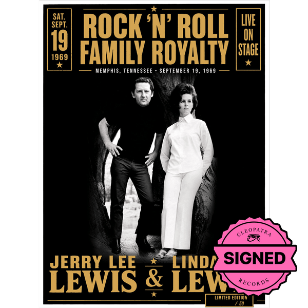 Jerry Lee Lewis & Linda Gail Lewis (18" x 24" Poster - Signed)