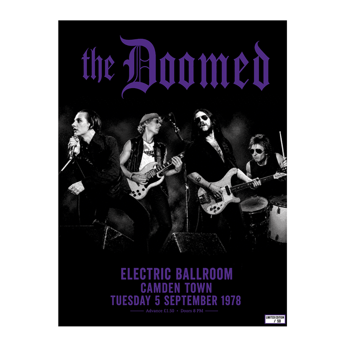 The Doomed: Electric Ballroom September 1978 (18" x 24" Poster)