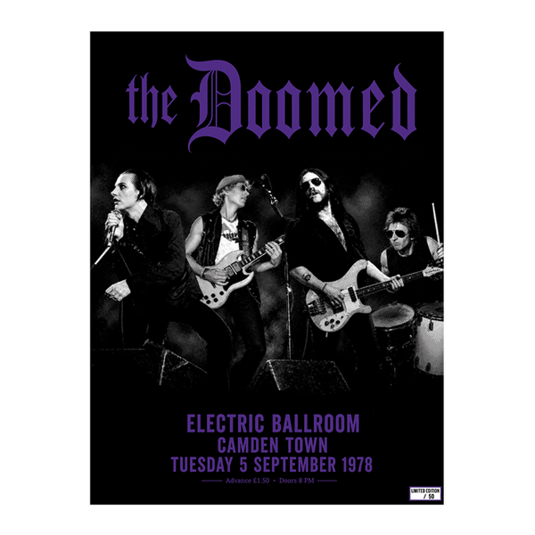 The Doomed: Electric Ballroom September 1978 (18" x 24" Poster)