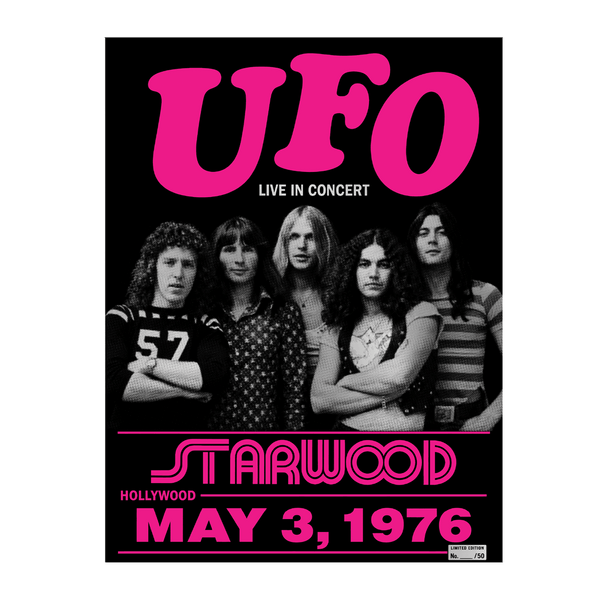 UFO - Starwood May 3rd 1976 (18" x 24" Mirrored Poster)