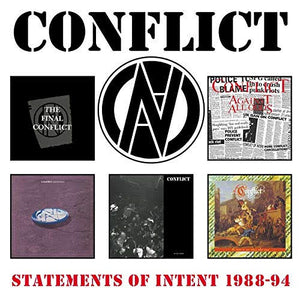Conflict - Statements of Intent 1988-1994 (5 CD Box Set - Imported)