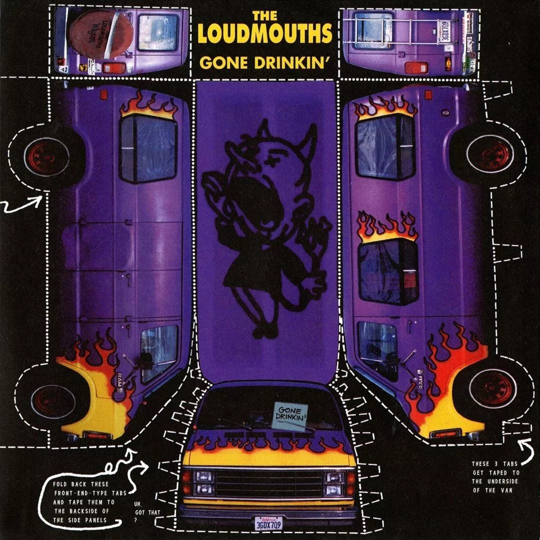 The Loudmouths – Gone Drinkin' (Purple 7” EP)