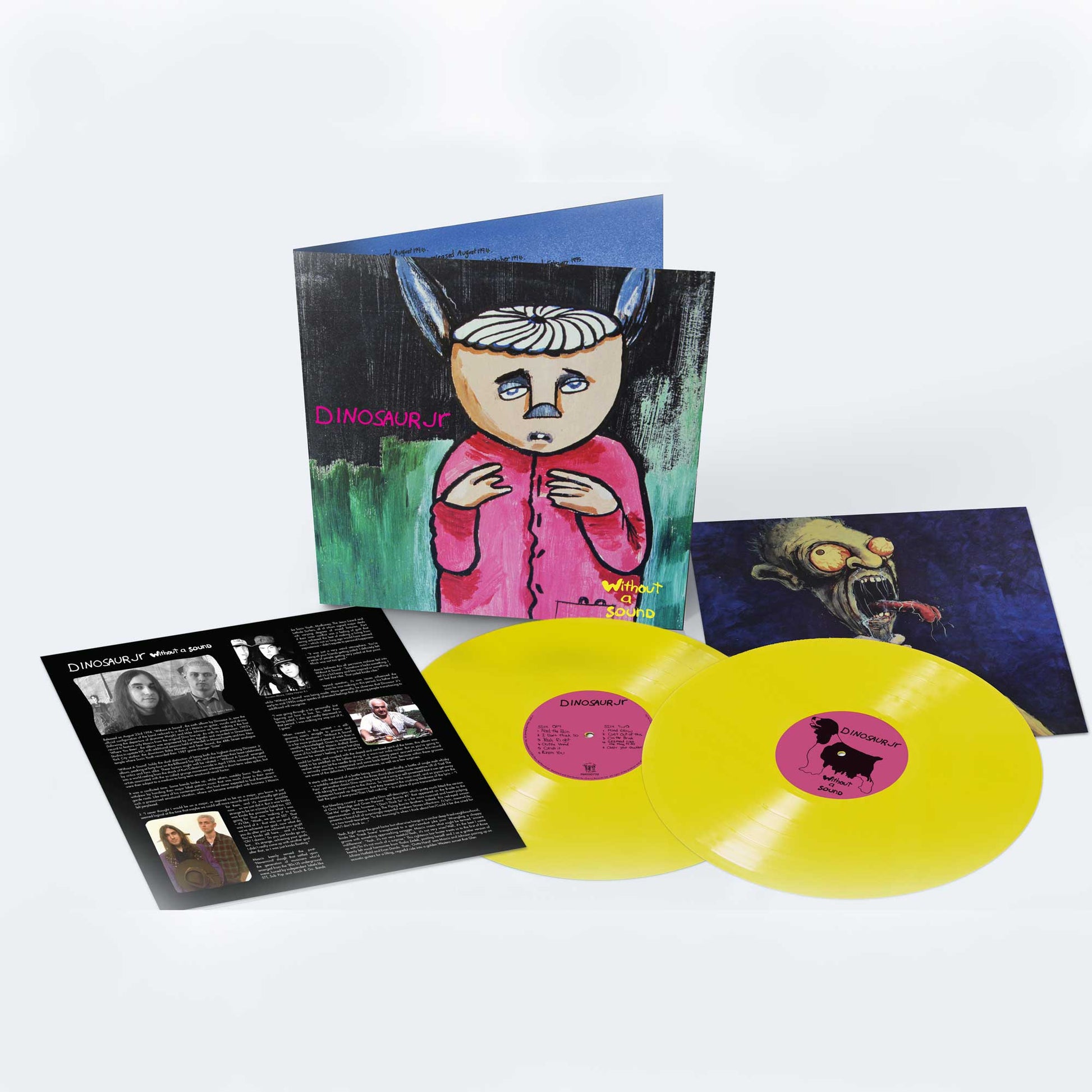 Dinosaur Jr: Without a Sound (Gatefold Yellow Double Vinyl - Imported) - Cleopatra Records